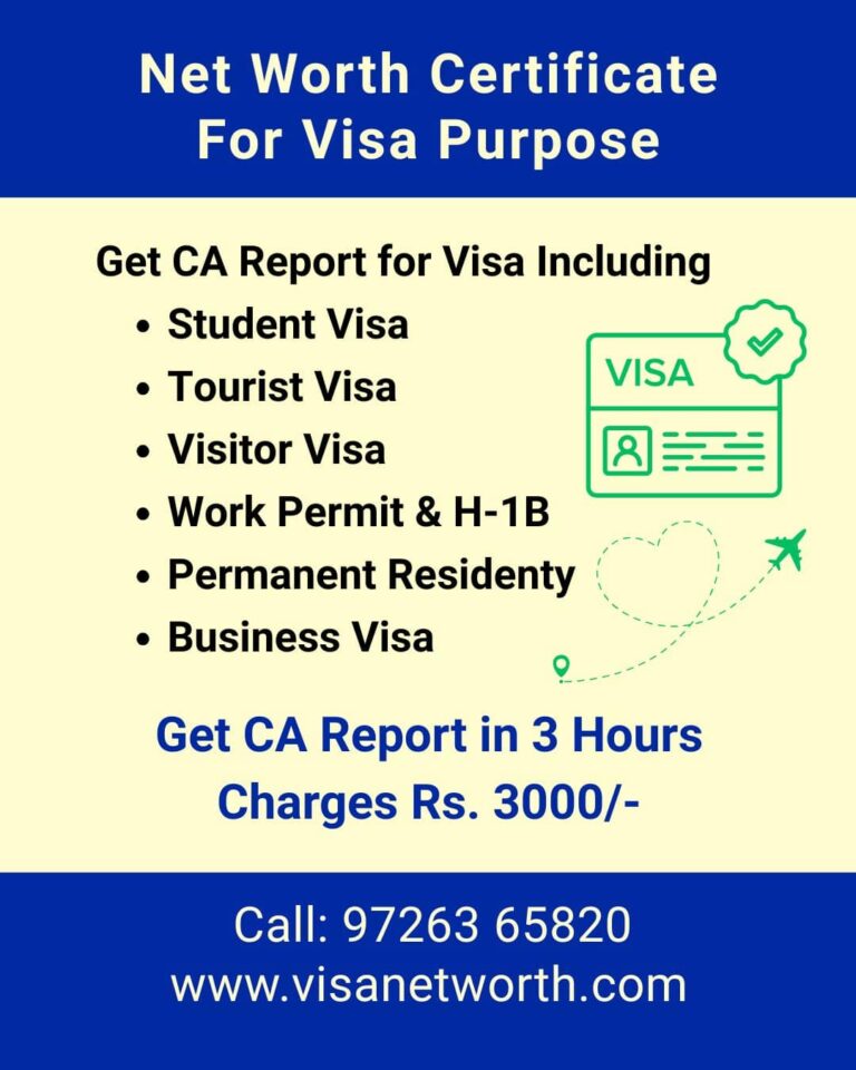 CA Net Worth Report for VISA