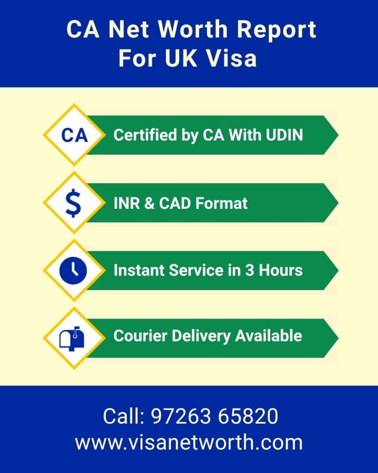 CA Report for UK visa