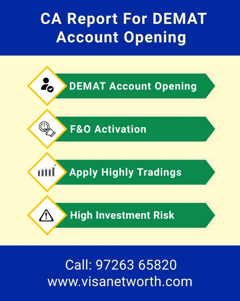 Networth Certificate Required for DEMAT Account Opening