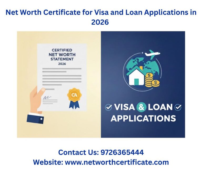 Net Worth Certificate for Visa and Loan Applications in 2026